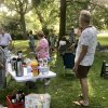 Gezellige borrel in het park